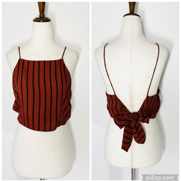 ASOS high neck tie back tank - Picture 2 of 11